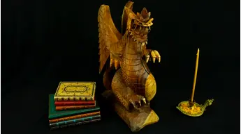 Statue sacrée bénie – Dragon 50 cm n°1, vue complémentaire n°2