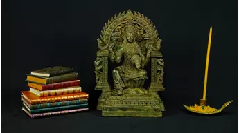Statue bénie de Guanyin n°3 en laiton