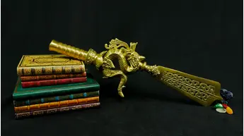 Vue opposée de la dague Dragon n°2
