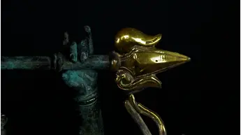 Statue bénie de Shiva Nataraja en laiton, détail complémentaire n°4
