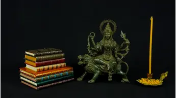 Durga bénie aux huit bras n°1 en laiton