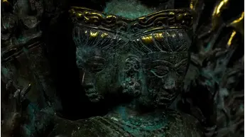 Statue bénie d’Avalokiteshvara aux 1 000 bras, exemplaire n°2, détail complémentaire n°5
