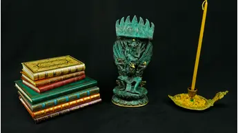 Vishnu béni sur Garuda n°1 en laiton réalisé à la cire perdue