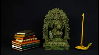 Statue bénie de Guanyin n°2 en laiton