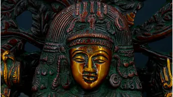 Statue sacrée bénie – Dhakshinamurti – Esprit du Sud, vue complémentaire n°4
