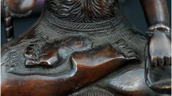 Détail du socle de Shiva