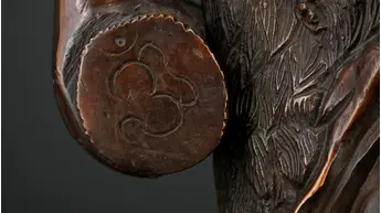 Détail du tambour de Shiva