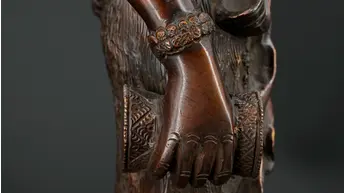 Statue bénie de Shiva provenant de Delhi, en Inde, détail complémentaire n°4