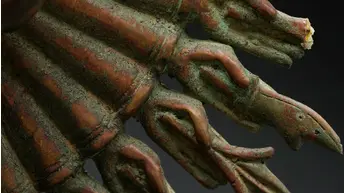 Statue bénie d’Avalokiteshvara aux 1 000 bras en laiton, détail complémentaire n°23
