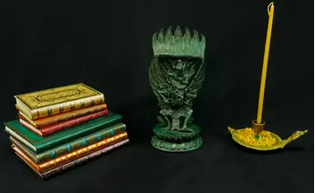 Vishnu béni sur Garuda n°2 en laiton réalisé à la cire perdue