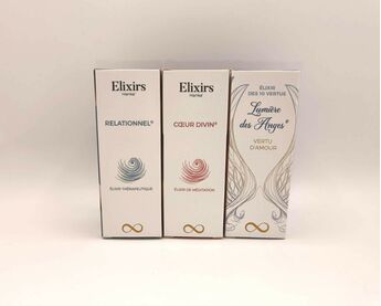 Coffret de trois élixirs Libération relationnelle Hanka