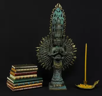 Statue bénie d’Avalokiteshvara aux 1 000 bras, exemplaire n°3