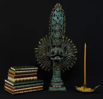 Statue bénie d’Avalokiteshvara aux 1 000 bras, exemplaire n°2