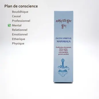 Trouvez l'équilibre et la clarté lors de vos méditations et renforcez votre connexion à la Lumière avec l'encens Mahakala Hanka