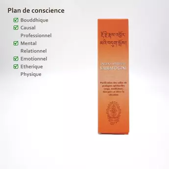Purifiez vous avec l'encens Vajrayogini Hanka. Idéal pour la méditation et les pratiques spirituelles profondes