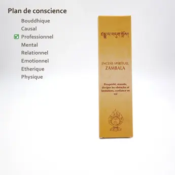 Encens Zambala Hanka : renforce notre confiance en nous-mêmes et en notre capacité à réaliser nos objectifs