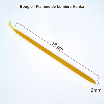 Plongez dans une ambiance propice à l'évolution et à la méditation grâce à cette bougie rayonnant l'Énergie de Lumière