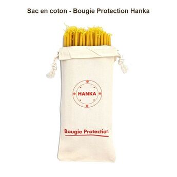 Sac en coton Hanka pour bougie – modèle 11