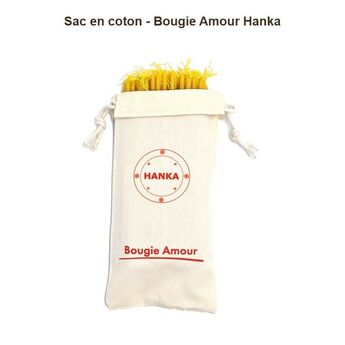 Sac en coton Hanka pour bougie – modèle 13