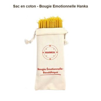 Sac en coton Hanka pour bougie – modèle 3