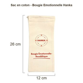 Sac en coton Hanka pour bougie – modèle 4