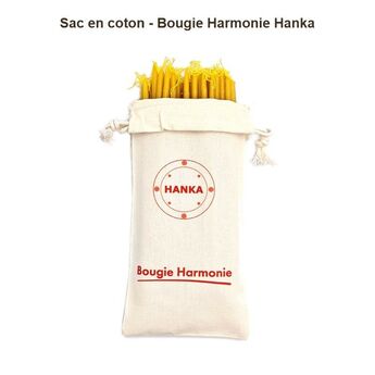 Sac en coton Hanka pour bougie – modèle 7
