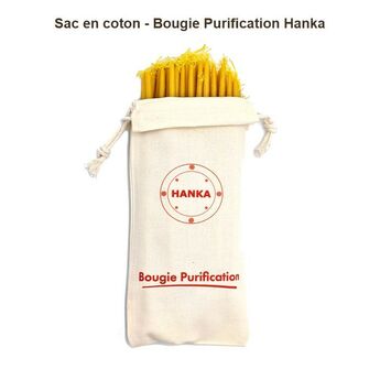 Sac en coton Hanka pour bougie – modèle 9