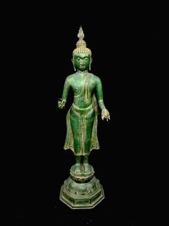 Grand Bouddha béni Lumière d’illumination, vue arrière