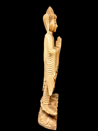 Bouddha Sérénité Céleste, profil droit