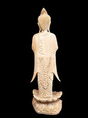 Bouddha Sérénité Céleste, vue arrière