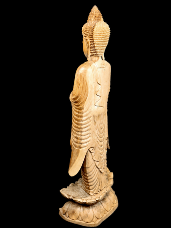 Statue sacrée bénie – Bouddha – Sérénité Céleste – 153 cm, vue complémentaire n°8