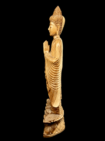 Bouddha Sérénité Céleste, profil gauche