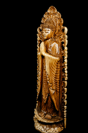 Statue sacrée bénie – Bouddha – Arche de Lumière – 151 cm, vue complémentaire n°3