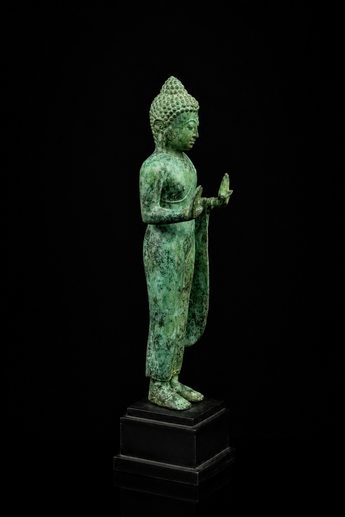 Statue sacrée bénie – Bouddha de la Protection, vue complémentaire n°3