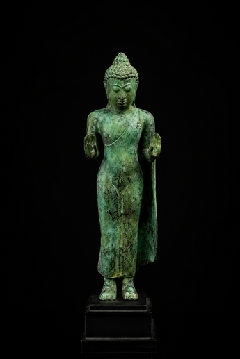 Bouddha béni de la Protection réalisé à la cire perdue