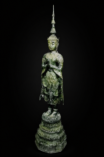 Bouddha Porteur de Lumière Divine, vue arrière