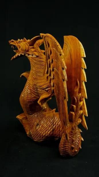 Statue sacrée bénie – Dragon 40 cm n°3, vue complémentaire n°9
