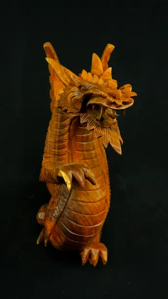 Statue sacrée bénie – Dragon 40 cm n°3, vue complémentaire n°3