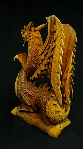 Statue sacrée bénie – Dragon 50 cm n°1, vue complémentaire n°5