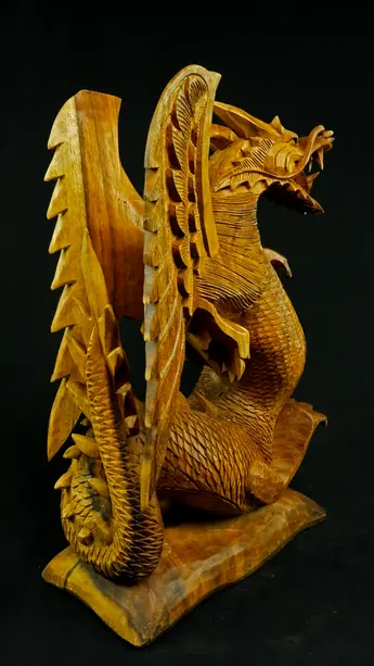 Statue sacrée bénie – Dragon 50 cm n°1, vue complémentaire n°7