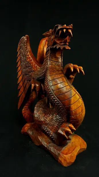 Statue sacrée bénie – Dragon 50 cm n°2, vue complémentaire n°8