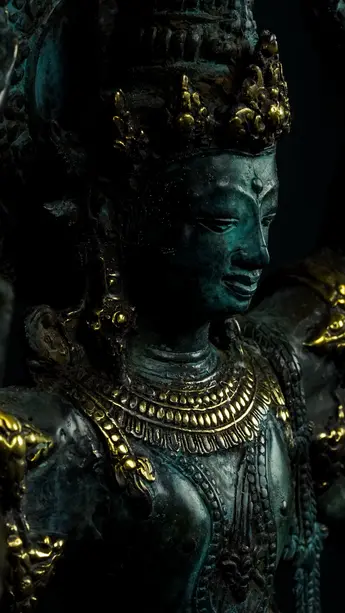 Statue sacrée bénie – Lakshmi n°1, vue complémentaire n°9