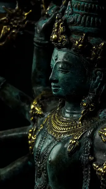 Détail du visage de Lakshmi n°1