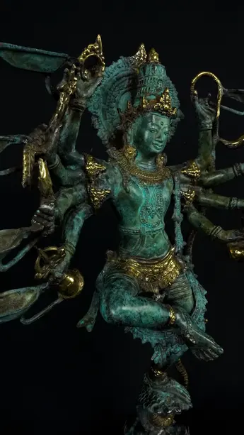 Statue sacrée bénie – Lakshmi n°2, vue complémentaire n°8