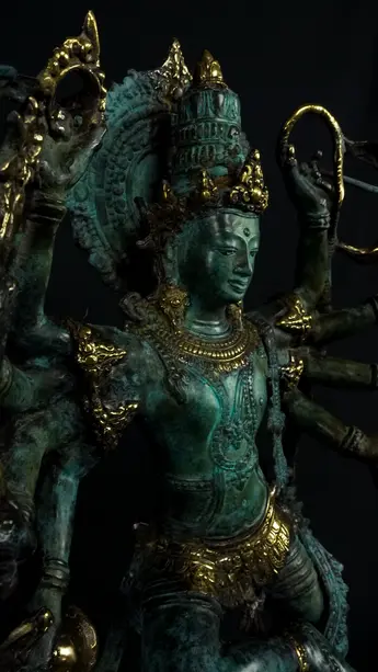 Statue sacrée bénie – Lakshmi n°2, vue complémentaire n°9