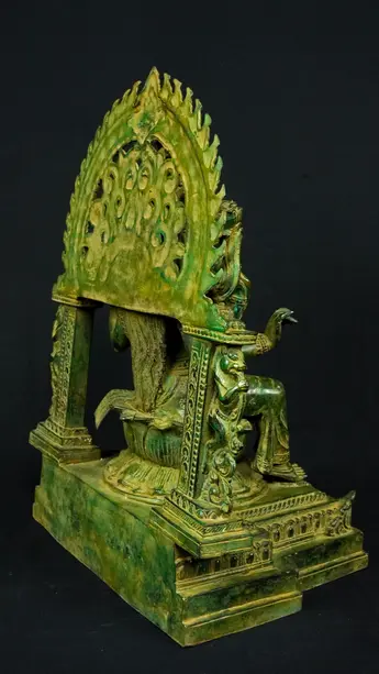 Statue bénie de Guanyin n°4 en laiton, vue complémentaire n°9