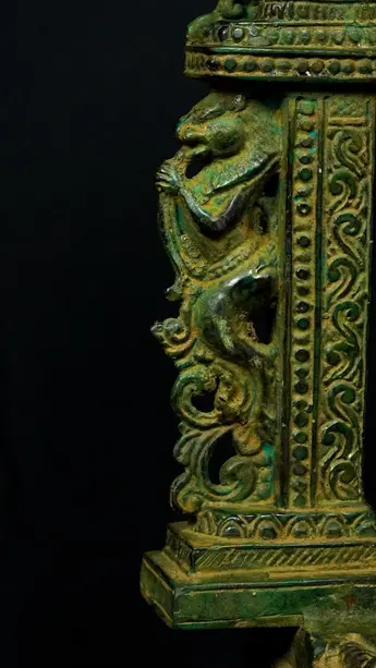 Statue bénie de Guanyin n°4 en laiton, détail complémentaire n°18