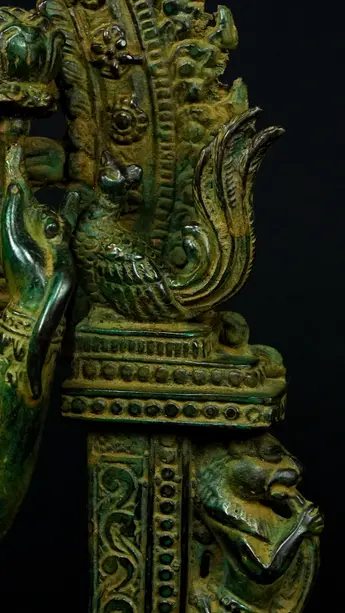 Statue bénie de Guanyin n°4 en laiton, détail complémentaire n°20
