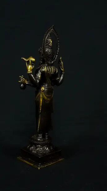 Statue sacrée bénie – Gardien de la sagesse, détail sculpté n°1