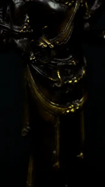 Statue sacrée bénie – Gardien de la sagesse, détail sculpté n°9